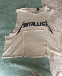 Polera metallica h&m Clearance