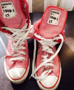 converse altas dobladas