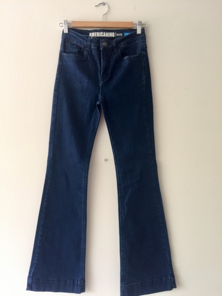Jean Americanino para Mujer-Celeste | Linio Chile - MA909FA0LTJEFLACL