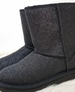 Zapatos UGG - Kids' Classic Short II Glitter 1111852K Blk - Unisex | zapatos .es