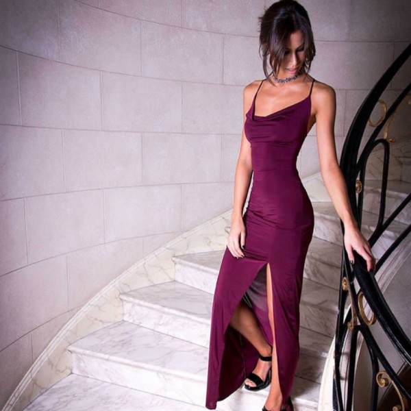 Vestido Blair Vino -