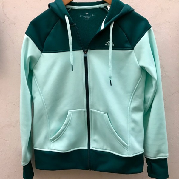 buzo adidas verde oscuro